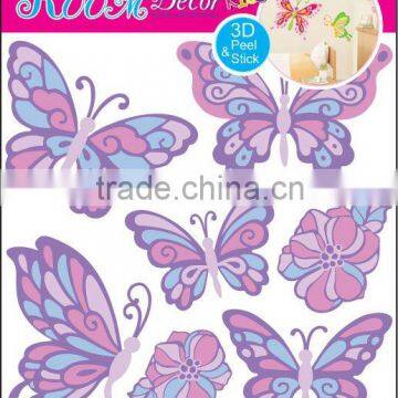 Laster 3D STICKER butterfly pattern