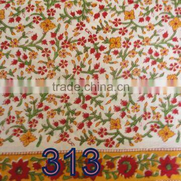 RTC-37 Cotton Fabric Hand Block Printed Fabric 100% Cotton Natural Fabric Manufacturer Jaipur