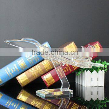 Crystal Glass f 16 Model Plane photo-4
