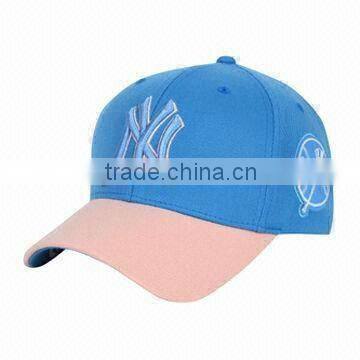 men's 6 panel baseball caps with 3D embroidery logo