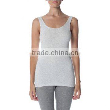 Basic Singlet Cotton Modal-Grey