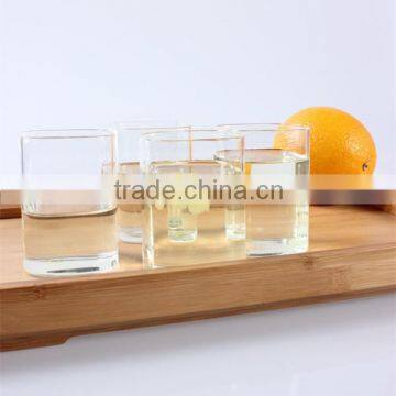 China Made Glassware Manufacturer Glass Pitcher Square Shape Glass Drinking Cup Set
