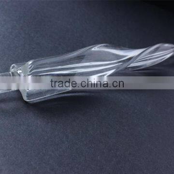 China Factory Fancy Unique Shape K9 Crystal Glass Chandelier Lights Pendant Rod for Lighting photo-2