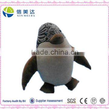 The new style brown little penguin plush toy for kids