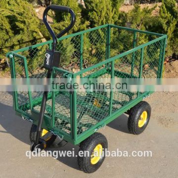 $30000 Trade Assurance Steel Mesh Utility Garden Cart TC1840