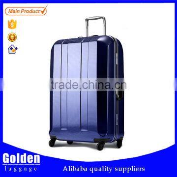 China alibaba 4 wheels travel abs pc luggage bags , trolley suitcase