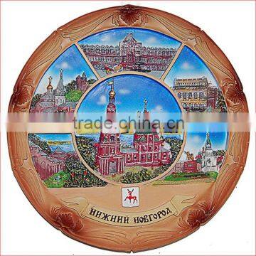 2013 new design custom country souvenir hangdpainr plate