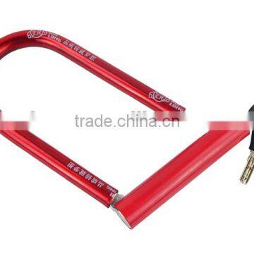 High Quality Durable Motorcycle/bicycle Square u Lock Colorful Fashionable Bicycle/motorbike u Lock 22 24 25 photo-5