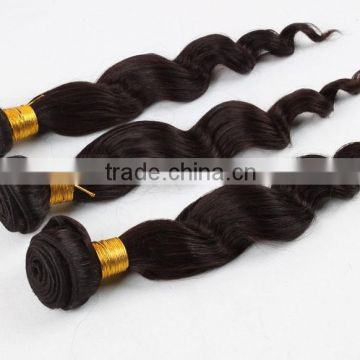 top quality factory price 100% malaysian loose wave virgin hair weaving weft