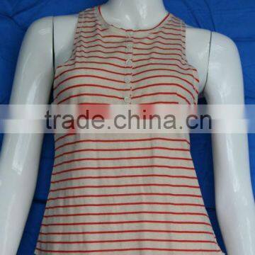 Yarn dyed stripe with placket ladies choli blouse designs