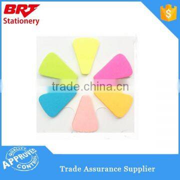 six colour flower design gift products memo pad sticker