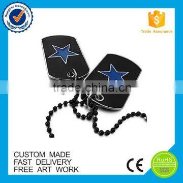 Custome engraved military blank dog tags