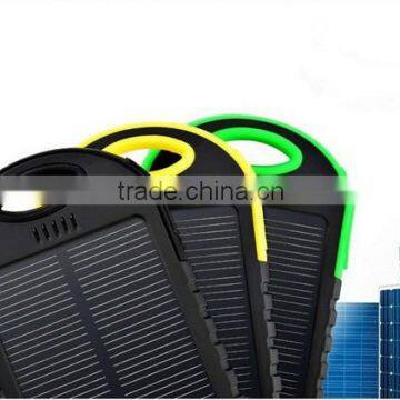 2015 Wholesale Hot New Products Waterproof Solar Power Bank 5000 photo-6