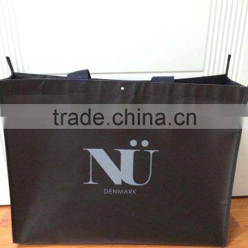 Customized recycle Black PP Non Woven Laminated Bag(2W-0662)