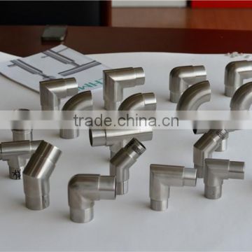 Stainless Steel elbow Flush Joiner steel 90-180 degree tube connector