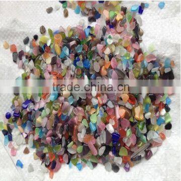 Hot sale raw rough colorful cystal gravel stone