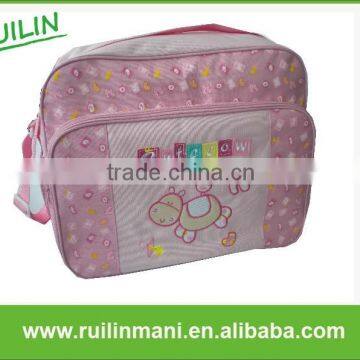 Polyester Cute Cow Design Baby Bag, Nappy Bag