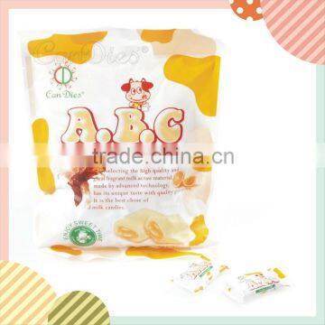 ABC Orange juice filling center, fruit milk chewy soft candy(150g)