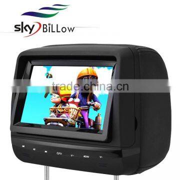 lcd 7 inch touch button headrest car dvd , 7'' car dvd player with sd usb slot,car dvd player