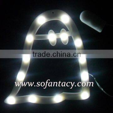 colour changing led decorative serial lights on the window bell ring shape decoration light