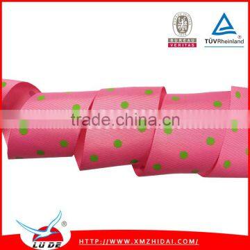 100% Polyester Grosgrain/satin Printed Ribbon