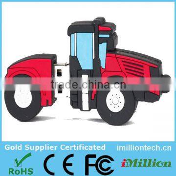 promo flash drives with tractor shape