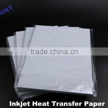 Light A4 printing inkjet transfer paper for cotton textile