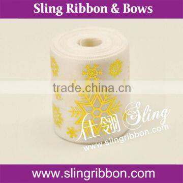 Ink Printing Organza Ribbon For Gift Packing