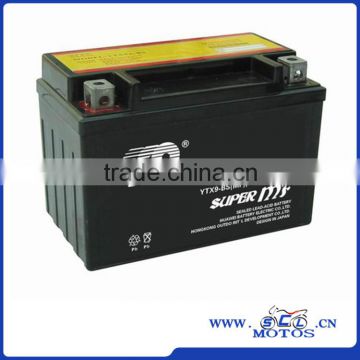 SCL-2012122282 High Quality YTX9- BS Motorcycle Standard Storage Battery Dry-charged Lead Acid Battery