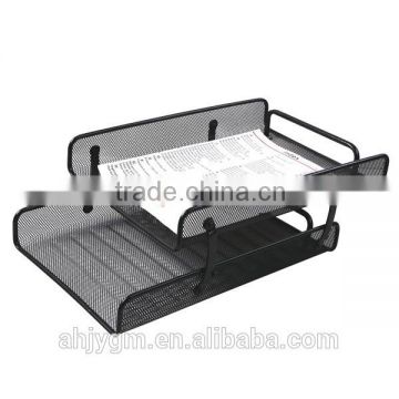 Hot Sale 2-Layers Metal Mesh Office Organizer with good quality