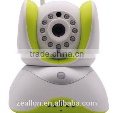 Wireless IP Camera Network Security Wifi ip Camera, Plug/Play, Pan/Tilt With Two-Way Audio and Night Vision
