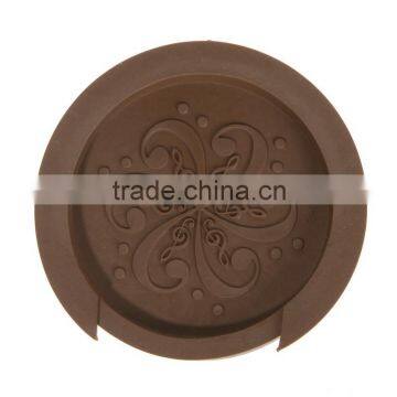 Sound Hole Cover Block Plug Screeching Halt for 40"/41" EQ Acoustic Guitar Brown photo-5