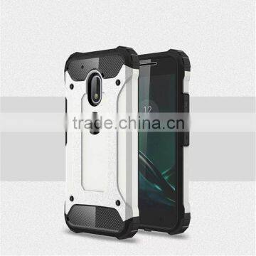 Alibaba China Hybrid Armor PC TPU Dual Layer Protective cell phone cases For Motorola moto G4 play