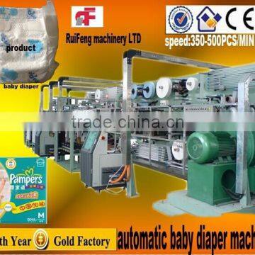 Specialized in Manufacturing RF-NKB Full Automatic Disposable Baby Diaper Making Machine