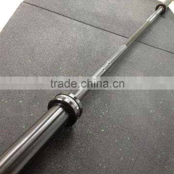 Black Zinc Plated Olympic competition weight lifting bar/Loading weight 1800LB /Barbell Collar Band Logo avaiable