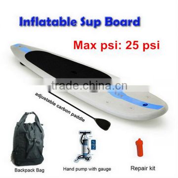 non slip EVA customized logo 335cm inflatable sup paddle board