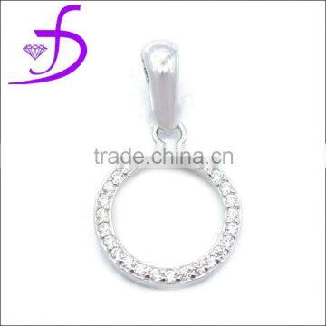 Wholesale 925 sterling silver circle pendant