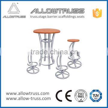 Best price aluminium tall bar chairs bar furniture on sale