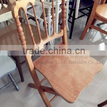 Beech Wood Natural Folding Napoleon Chair