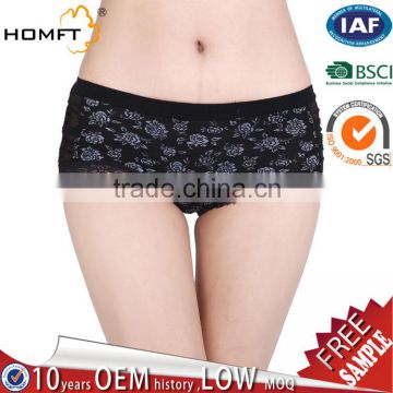 Sexy Modal Underwear Women Silver Flower Design Lace Stocking