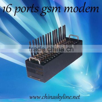 chip, 16 channel GSM Modem for sms,Bulk SMS platform gsm modem dual sim card