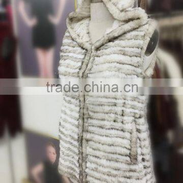 high quality fashion style mink fur vest