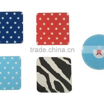 Wooden Square or Round Hot Sales Cup Mat for Coffee or Hot Milk Small Promotion Gifts for Home Decoration on Topdesk