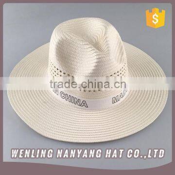 City Hunter Unisex Wide Brim Panama Straw Fedora Hat Multi Styles