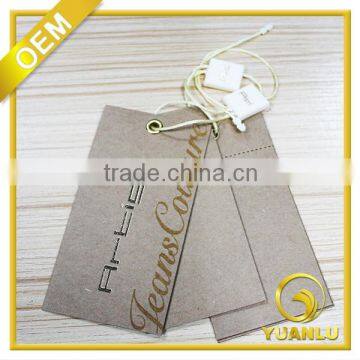 Custom Garment Hang Tag Clothing kraft Paper Tag