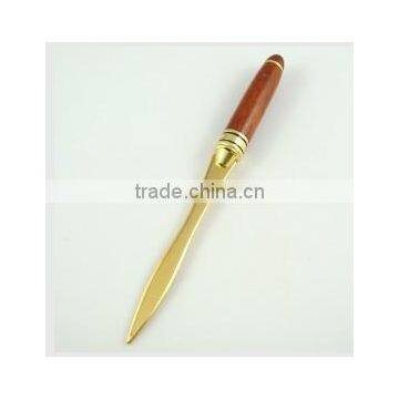 Promotional metal letter opener, Letter opener with wooden handle