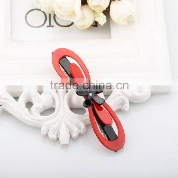 Graceful french barrette resin flower hair accessories ladies bowknot hair barrette