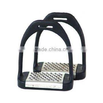 Lightweight black horse stirrup for sale for rider