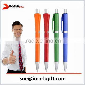 plastic school ball pen/personalized logo pen for promotion