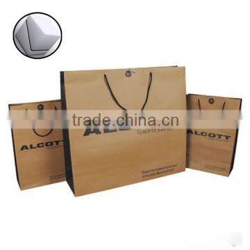 custom brown kraft paper bag for promotion sale gift packaging